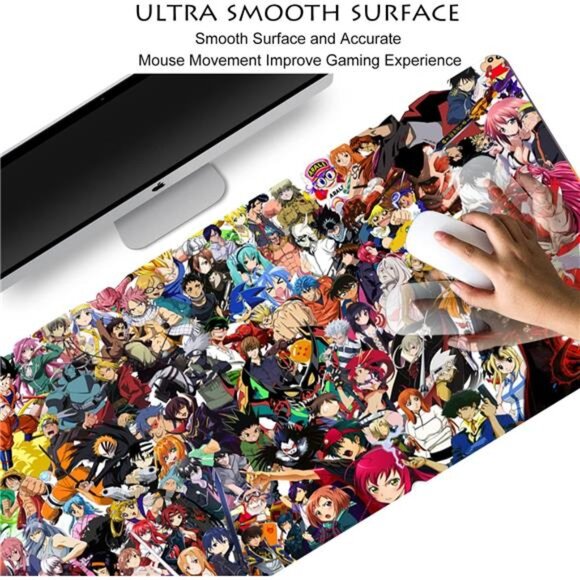 Extended Large Gaming Mouse Pad, Full Desk Keyboard Mouse Pad, XXL Bigmouse Pad - Picture 4 of 8